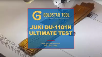 Product Showcase -The JUKI DU-1181N Ultimate Challenge 